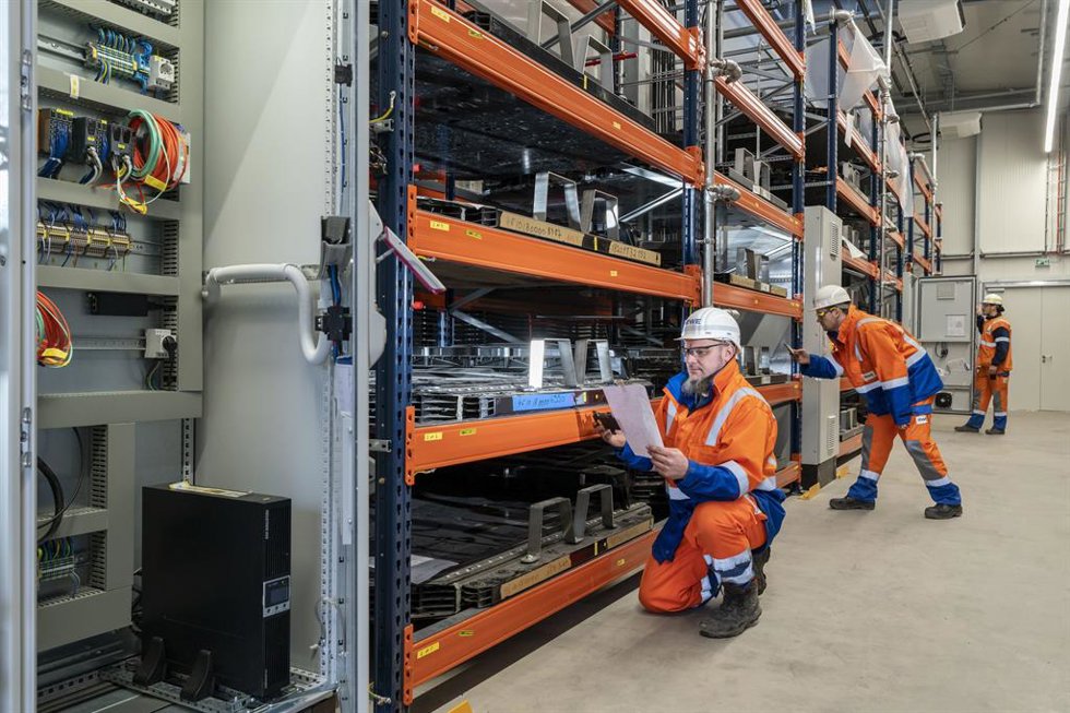 Archivo - Planta de almacenamiento donde se desarrolla el proyecto piloto de  Audi y RWE en Herdecke (Alemania)