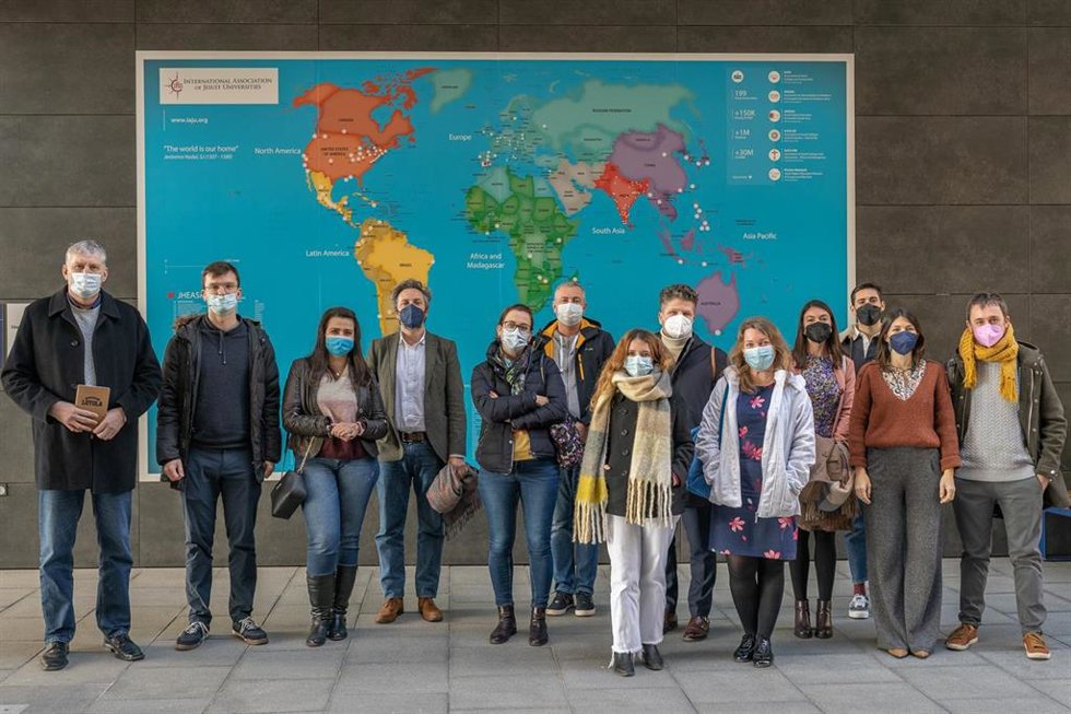 Los socios del proyecto europeo Spotted, reunidos en la Universidad Loyola.