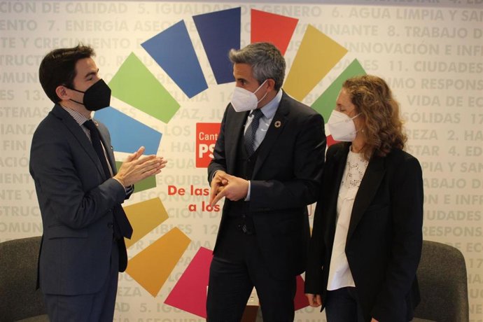 Pedro Casares, Pablo Zuloaga e Isabel Fernández