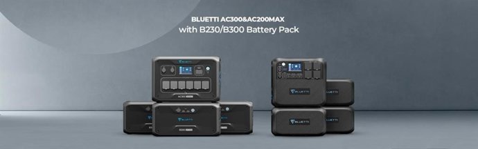 BLUETTI AC300&AC200MAX With B230/B300 Battery Pack