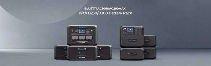 BLUETTI AC300&AC200MAX With B230/B300 Battery Pack