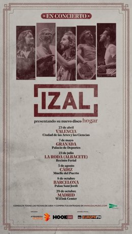 El concejal de Festejos, Luís Fernández, ha presentado en rueda de prensa el concierto que ofrecerá IZAL en el Recinto Ferial de La Roda