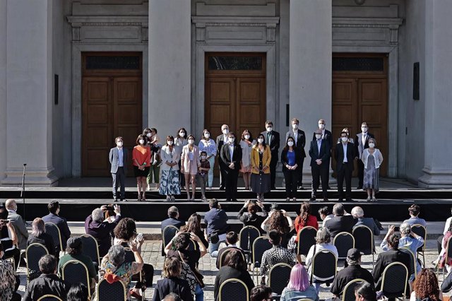 Presentación del gabinete del futuro presidente de Chile, Gabriel Boric