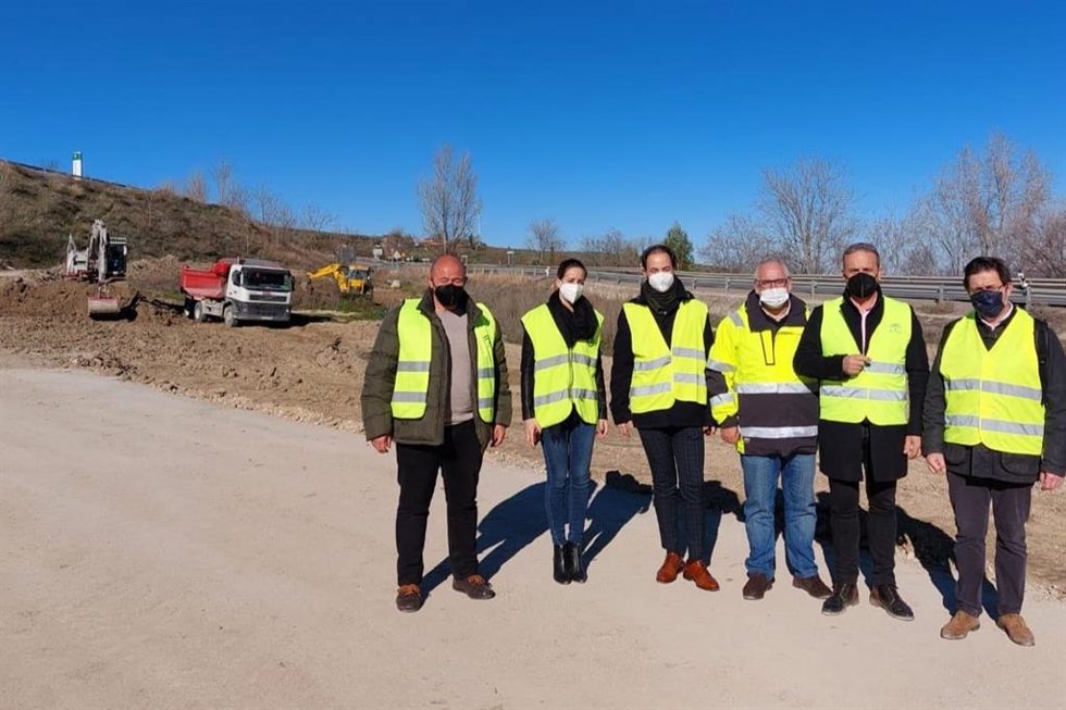 Visita a las obras