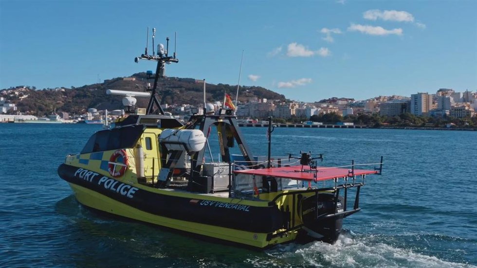 Vehículo no tripulado de Navantia Sistemas.