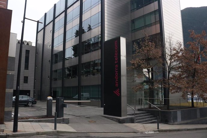 Un edificio de servicios de Andorra Telecom