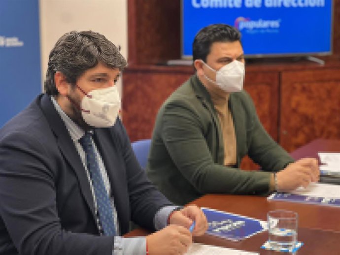 Comité de Dirección del PPRM, que ha estado presidido por Fernando López Miras