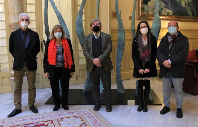 Recepción en el Parlament a los representantes.