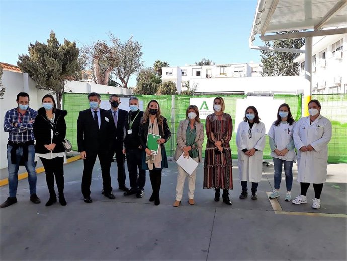 Archivo - Inicio de las obras en el centro de salud La Línea Poniente.