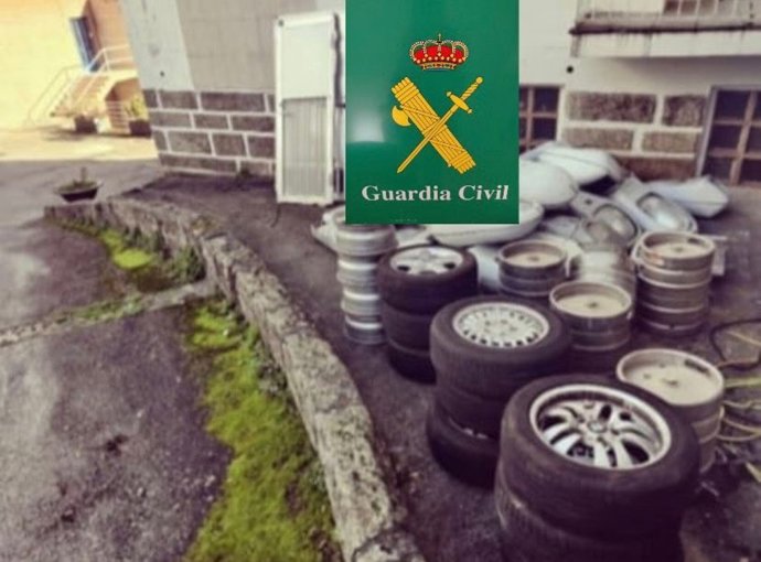 Cinco detenidos tras ser desmantelado un grupo que robaba en naves y fincas de municipios de Ourense