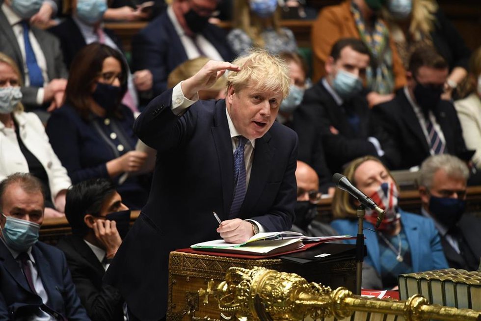El primer ministro de Reino Unido, Boris Johnson. 