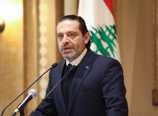 El ex primer ministro libanés Saad Hariri.