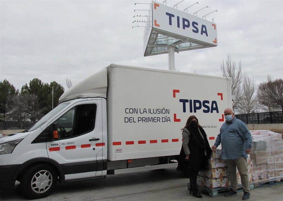 La empresa de transporte urgente TIPSA finaliza la sexta edición de su campaña de sobres solidarios con el reparto de un millón de sobres y la donación de 40.003 euros a siete ONG