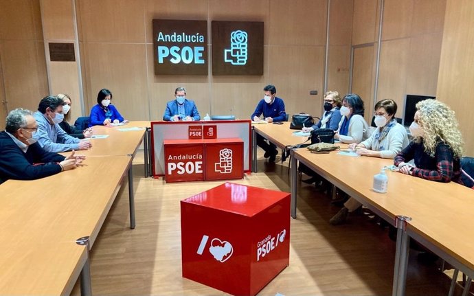 Reunión del PSOE con los sindicatos sobre la situación de la sanidad