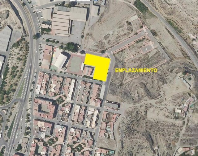 Emplazamiento para el futuro centro de salud de Benahadux (Almería).