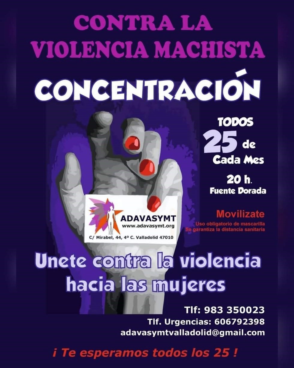 Cartel de la concentración convocada para esta tarde por Adavasymt.