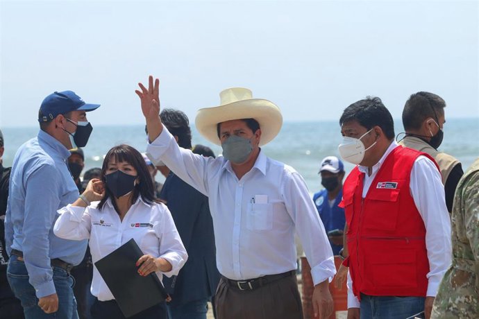 El presidente de Perú, Pedro Castillo.