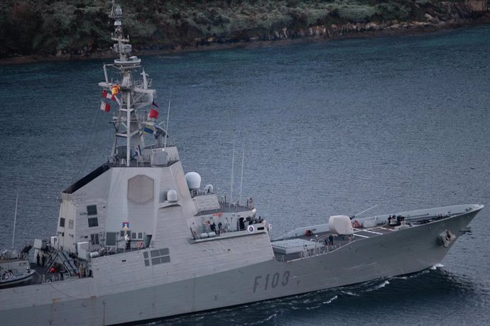 La fragata 'Blas de Lezo' zarpa desde Ferrol para integrarse en la agrupación permanente número 2 de la OTAN en el Mar Negro