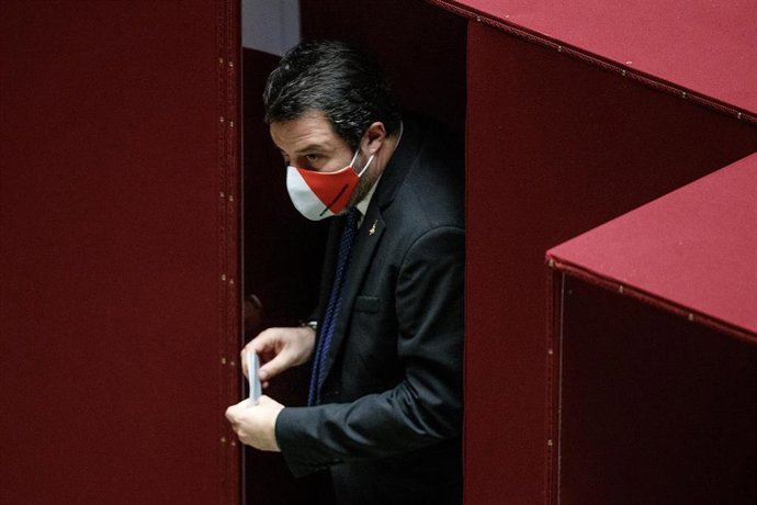 El líder del partido italiano Liga, Matteo Salvini.