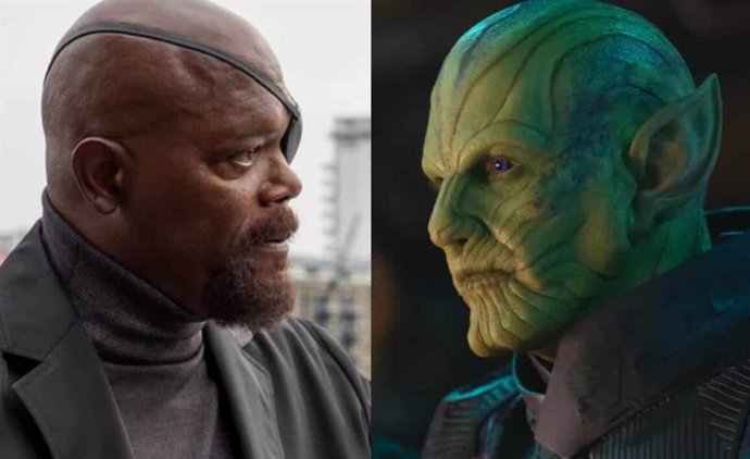 Secret Invasion: Así lucen Samuel L. Jackson y Ben Mendelson como Nick Fury y Talos en el set de rodaje