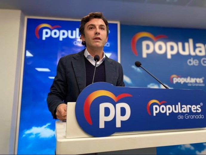 El secretario general del PP de Granada, Jorge Saavedra, en imagen de archivo