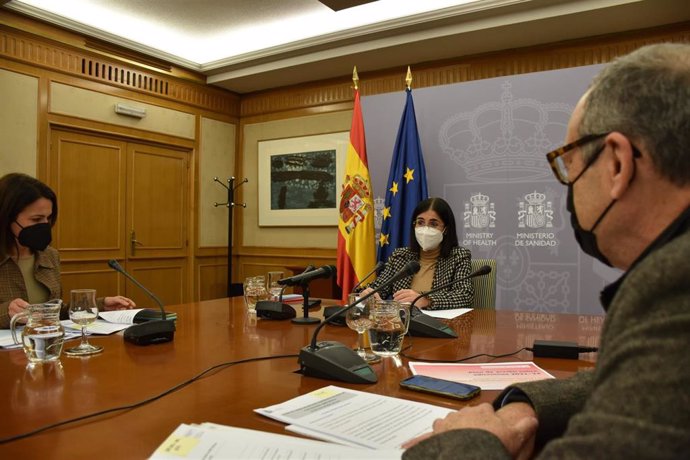 La Conferencia Sectorial del Plan Nacional de Drogas aprueba el Plan de Acción sobre Adicciones 2021-24, que regirá las acciones del Ministerio de Sanidad en materia de adicciones en los próximos años. En Madrid (España), a 25 de enero de 2022.