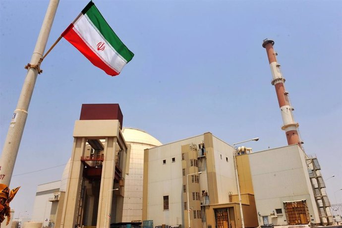 Planta nuclear en Irán.