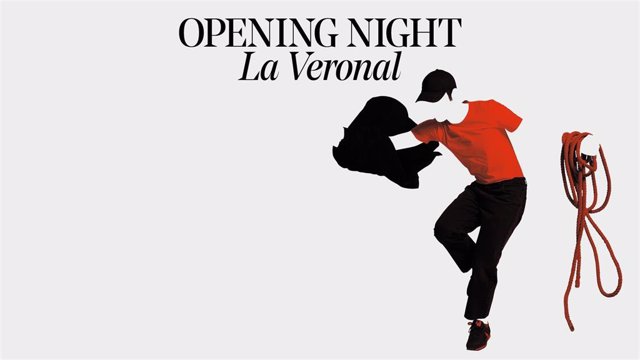 Archivo - Cartel de la obra 'Opening Night', de La Veronal, en el Teatre Nacional de Catalunya (TNC).