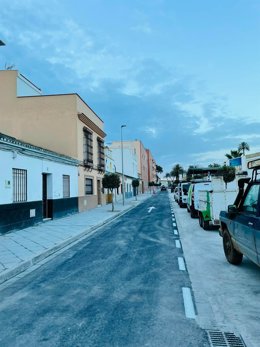 Así luce la calle Muñoz Seca