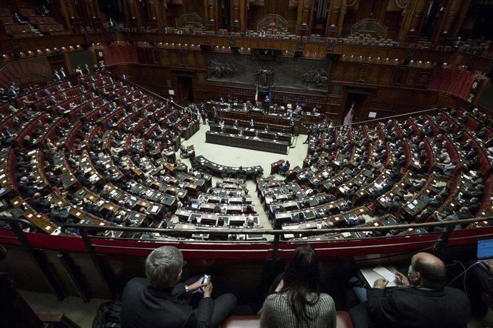Archivo - Imagen de archvio de la Cámara de Diputados de Italia.