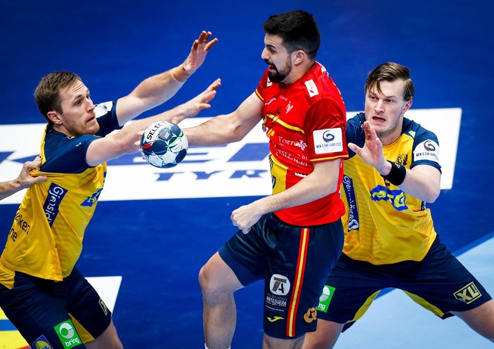 Imagen del España-Suecia del Europeo de Balonmano 2022