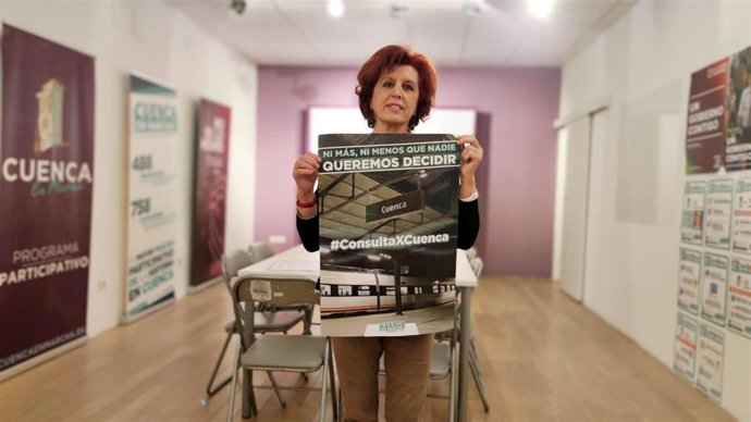 La edil de Cuenca en Marcha, M Ángeles García