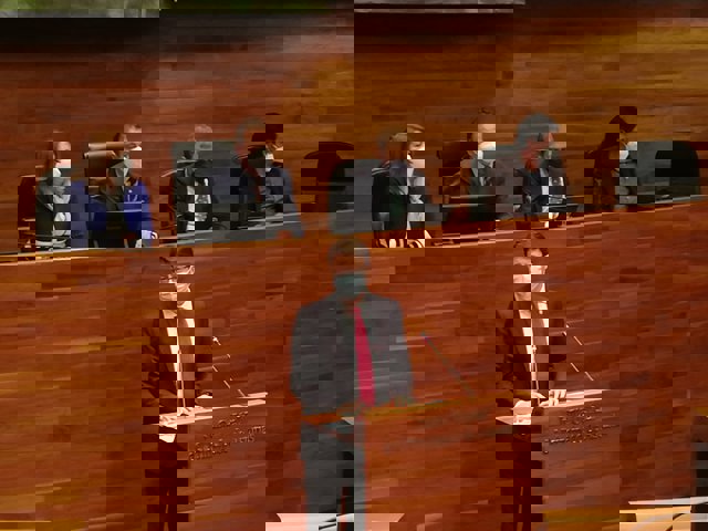 El consejero de Industria, Empleo y Promoción Económica, Enrique Fernández