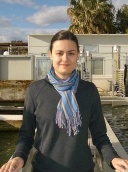 La investigadora de la Universidad de Almería Cynthia González, autora del artículo