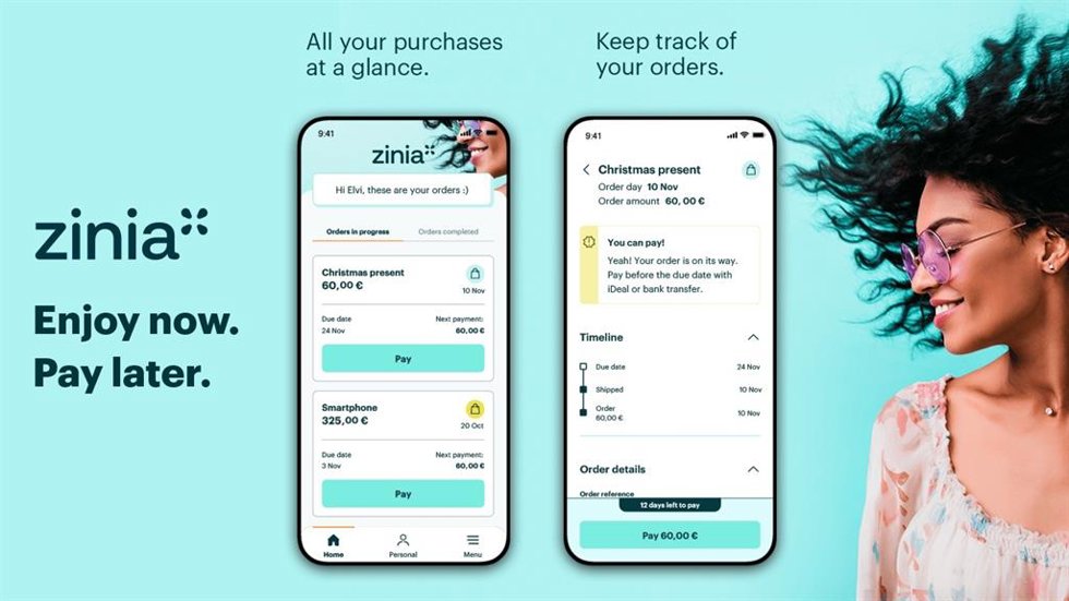 Imagen de recurso de Zinia, la plataforma de pago aplazado buy now pay later de Banco Santander.