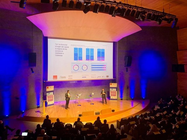 El director general de Biocat, Robert Fabregat, y el presidente de CataloniaBio & HealthTech, Jaume Amat