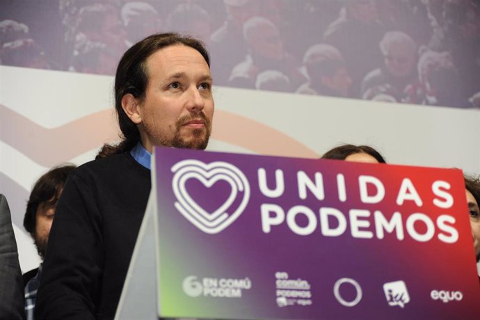 Archivo - Pablo Iglesias después de conocerse los resultados de la elecciones generales de abril de 2019.