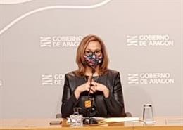 La consellera de la Presidncia i Relacions Institucionals del Govern d'Aragó, Mayte Pérez