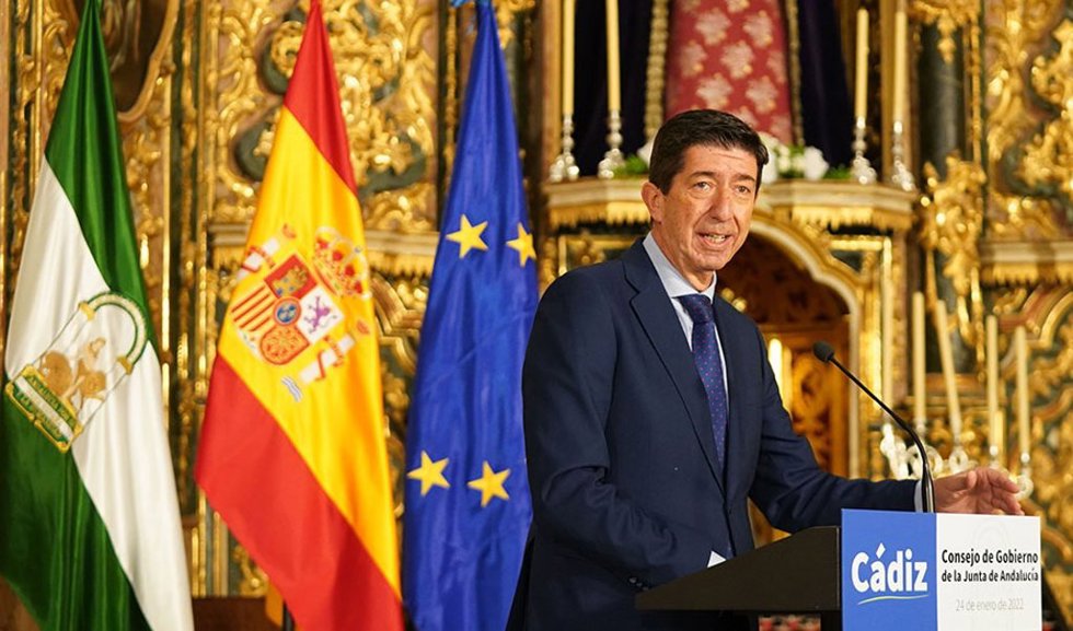 El vicepresidente de la Junta, Juan Marín, en una imagen de archivo.