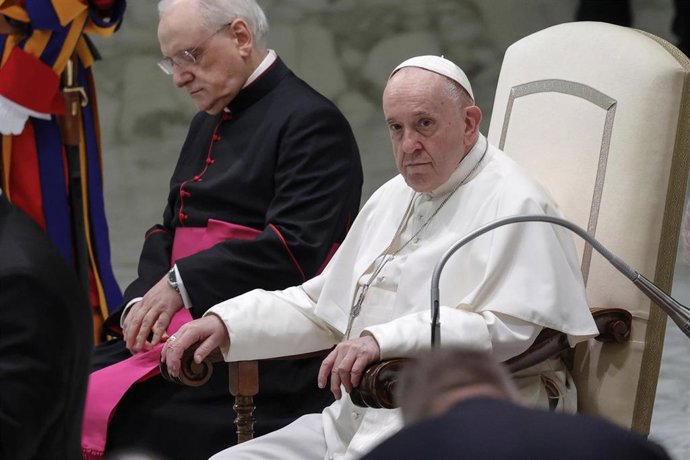 El Papa en una de las audiencias generales