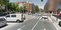 La calle Siete Infantes de Lara mantendrá la ampliación peatonal y añadirá zona de carga y descarga