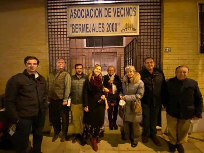 Visita de Vox a Los Bermejales