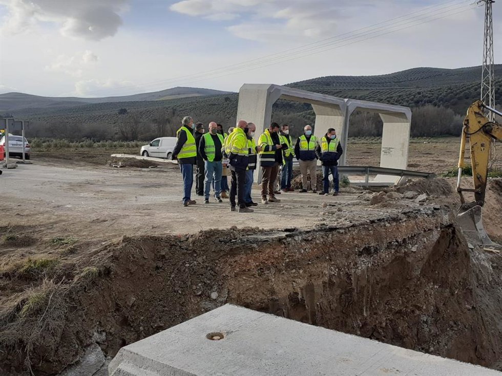 Visita a las obras