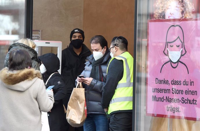 Medidas contra el coronavirus en Viena, Austria.