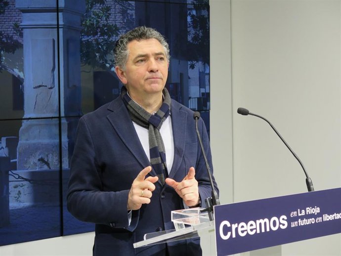 El diputado autonómico del PP de La Rioja, Carlos Cuevas