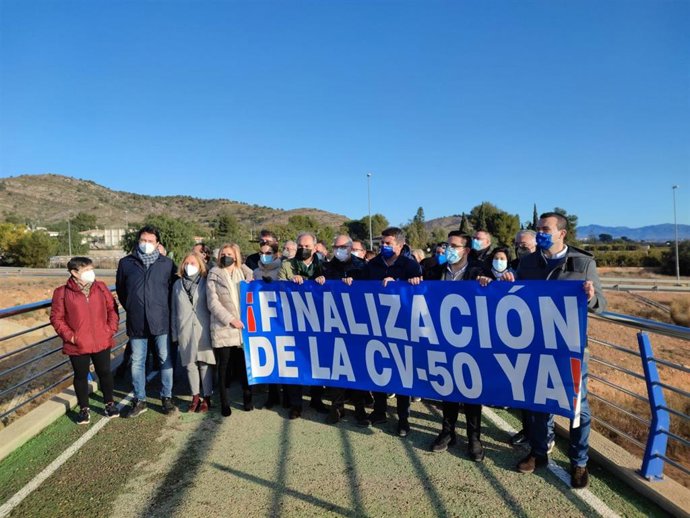 Acto reivindicativo por la CV-50