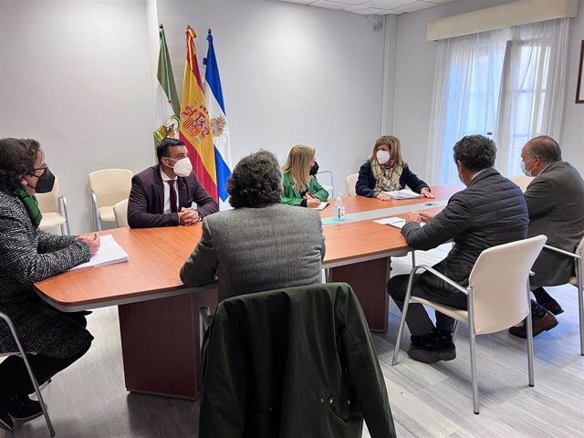 Reunión de la Consejería de Salud y Familias con el Ayuntamiento de Jerez.