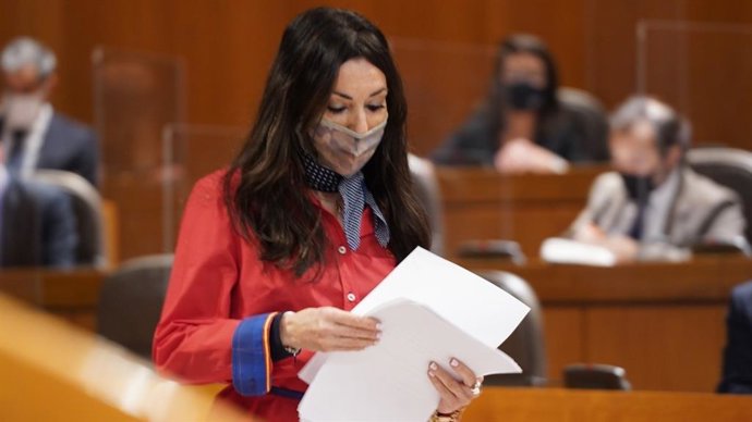 La diputada de VOX en las Cortes de Aragón Marta Fernández.