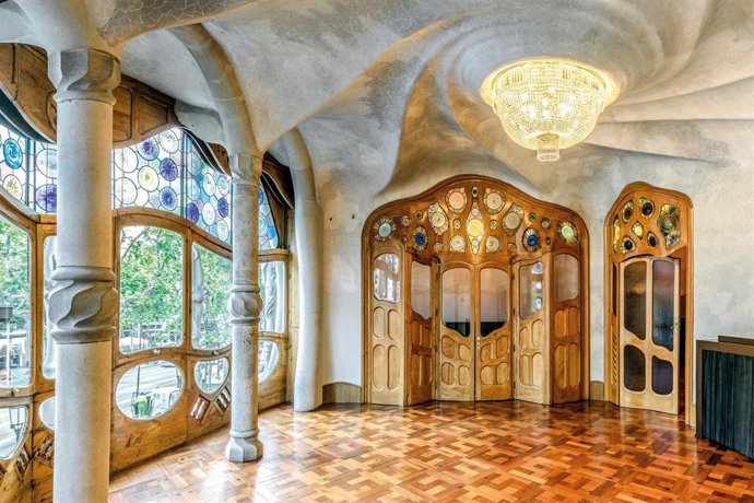 Archivo - Imagen del interior de la Casa Batlló, en Barcelona