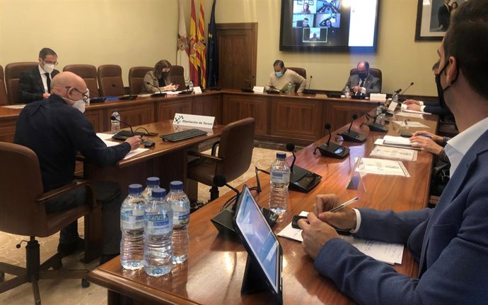 Pleno de la Diputación Provincial de Teruel.